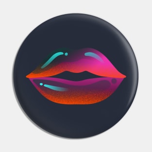 surreal lips Pin