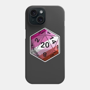 Lesbian Pride d20 Phone Case