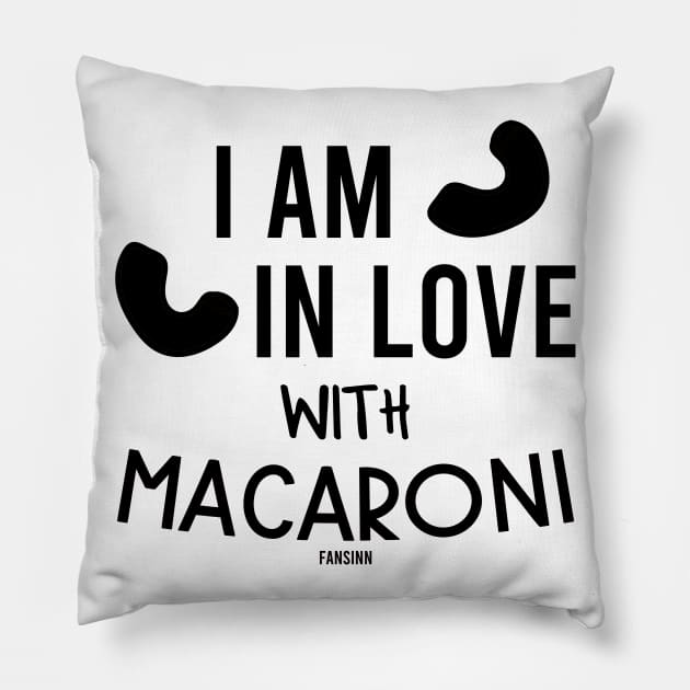 National Day Macaroni pasta Italy Pillow by fansinn