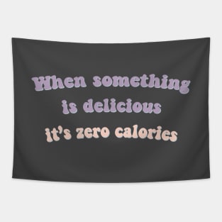 When something is delicious, it's zero calories BTS Jin Tapestry