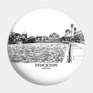 Stockton - California Pin