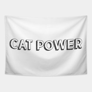 Cat Power <//> Typography Design Tapestry