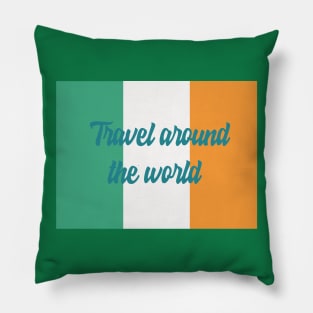 Travel Around the World - Ireland Pillow