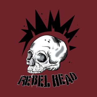 Rebel Head and Font T-Shirt