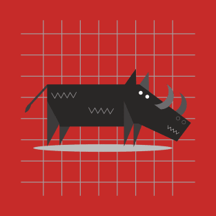 Geometry Wild Boar T-Shirt