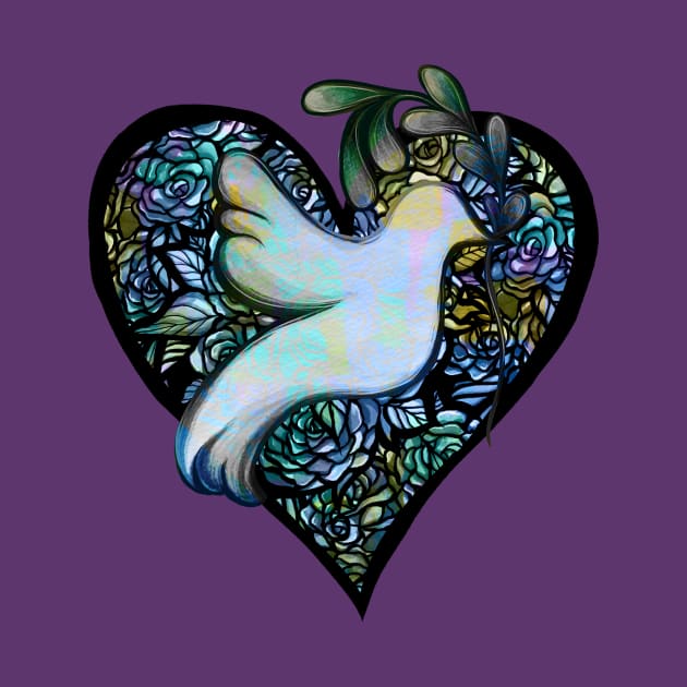 Pretty Peace Dove by bubbsnugg