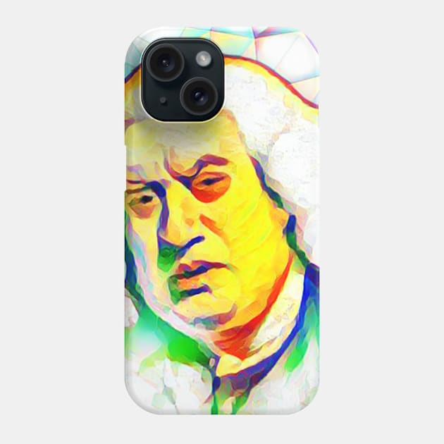 Samuel Johnson Colourful Portrait | Samuel Johnson Artwork 11 Phone Case by JustLit