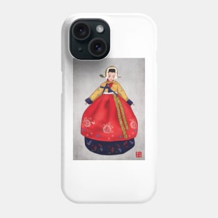 Aesthetic Hanbok Art Phone Case