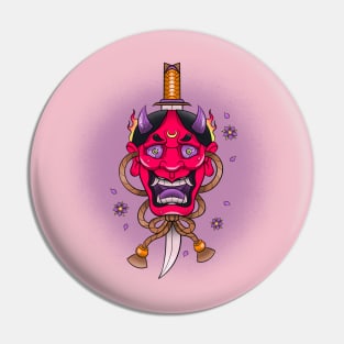 HANNYA MASK Pin