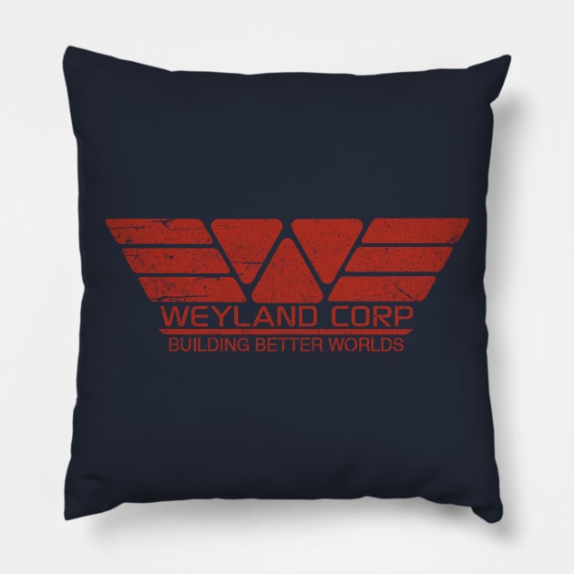 Weyland Corp Pillow by Alfons