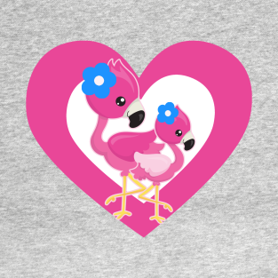 Cute Flamingo T Shirts Teepublic