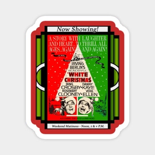 White Christmas Magnet