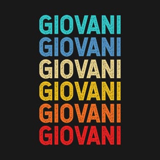 Giovani Name Vintage Retro Custom Gift Named Giovani T-Shirt