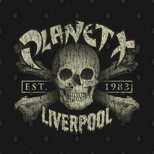 Planet X Liverpool Skull 1983 by JCD666