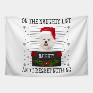 On The Naughty List, And I Regret Nothing Tapestry