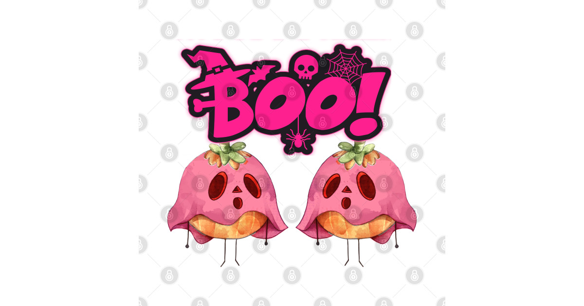 Boo funny pink pumpkin halloween breast cancer awareness - Breast