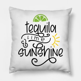Tequila, Lime & Sunshine Pillow