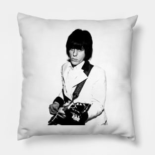 Jeff Beck || Classic 80s Vintage Pillow