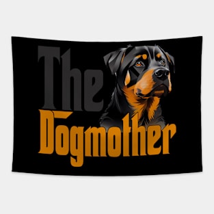 Rottweiler Dog Mom Dogmother Dogs Mommy Rottie Tapestry