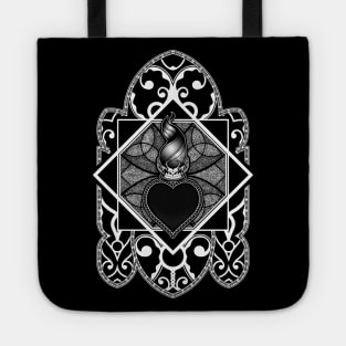 The Queen's Heart - Black version Tote