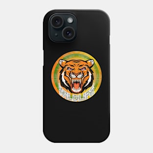 Vintage Tiger Face in the Wilderness Phone Case