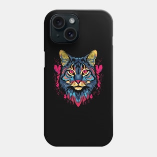 American Bobcat Valentine Day Phone Case