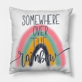 Somewhere Over the Rainbow Pillow