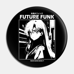 Future Funk Vaporwave Manga Aesthetic Pin