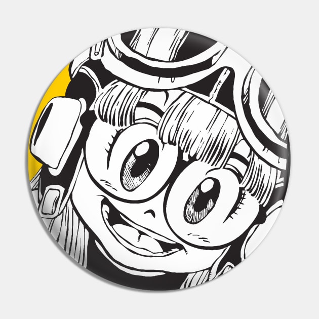 GAROU! - Arale Pilot Pin by GAROU