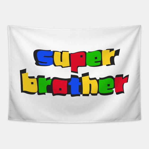 Superhero Super Big Brother Matching Sibling Tapestry by Prossori