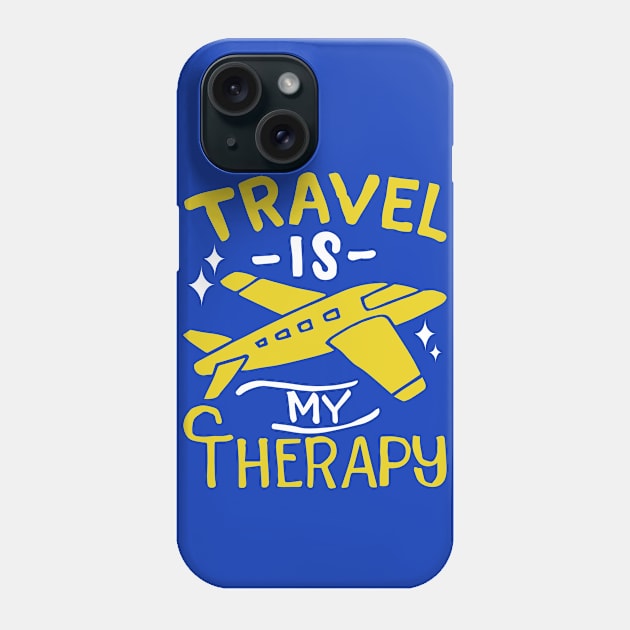 Travel is my therapy Phone Case by Mahmoud