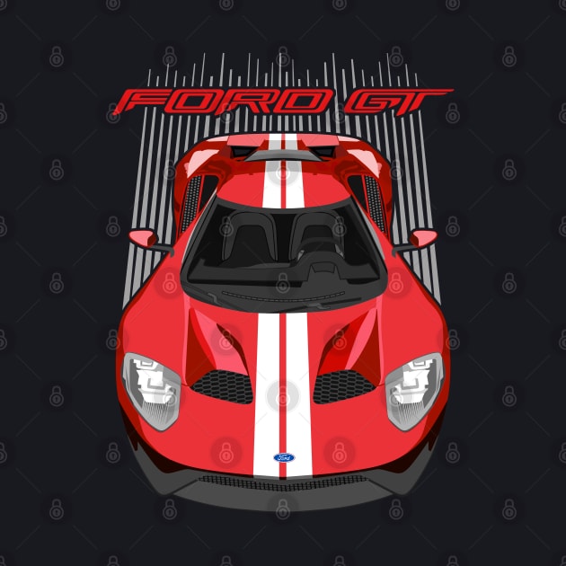 Ford GT-red and white by V8social