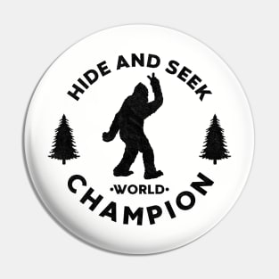 Bigfoot Hide & Seek World Champion Pin