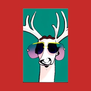 Cool Christmas Deer T-Shirt