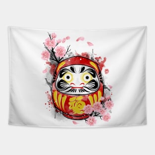 Sakura Daruma Tapestry