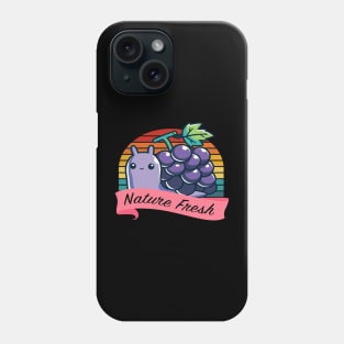 nature fresh grape snail Phone Case