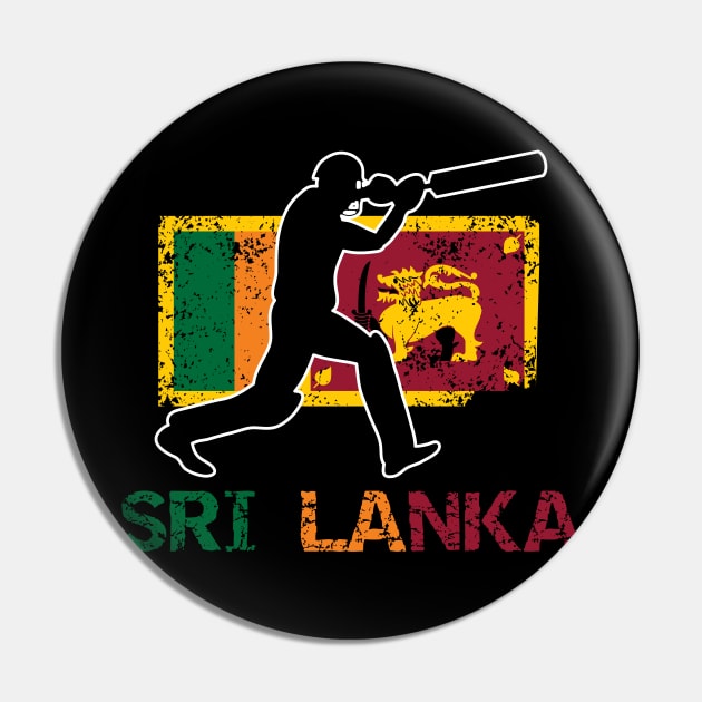 Sri Lanka Cricket, Sri Lanka Cricket Gift Pin by jmgoutdoors