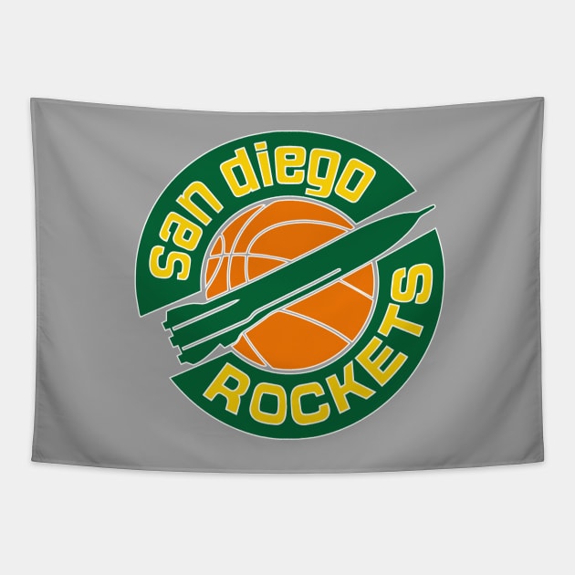 DEFUNCT - SAN DIEGO ROCKETS Tapestry by LocalZonly