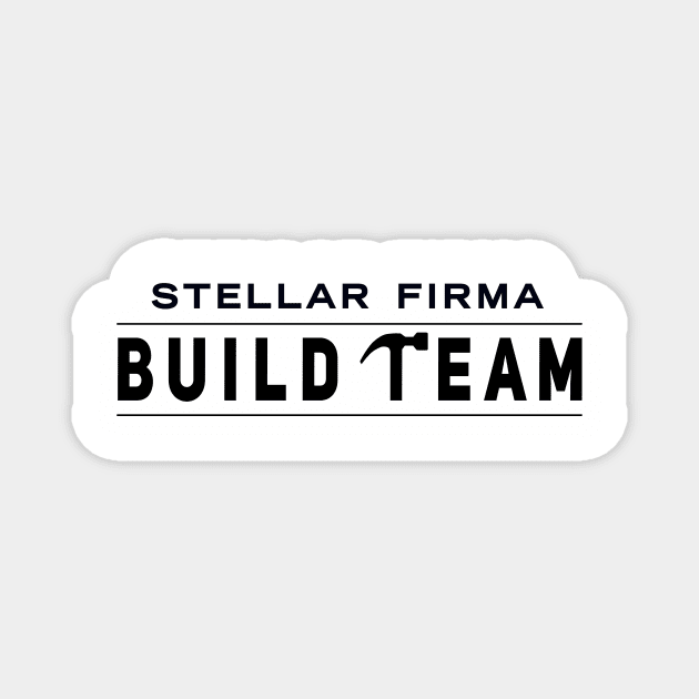 Stellar Firma Build Team (Light) Magnet by Rusty Quill