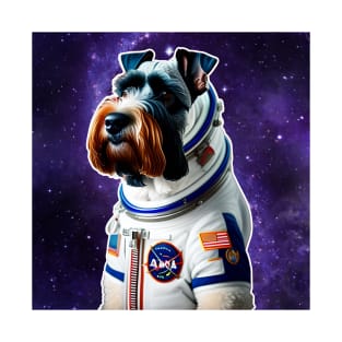 ASTRONAUT DOG ( Schnauzer ) T-Shirt