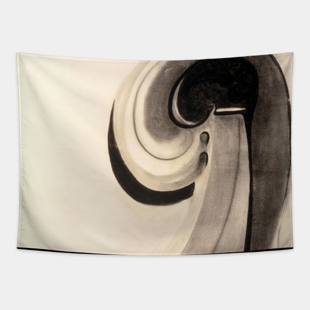 High Resolution Early Abstraction by Georgia O'Keeffe Tapestry by tiokvadrat