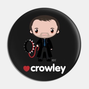 Love Crowley - Supernatural Pin