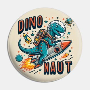 Dino Naut Pin