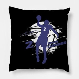 Kawhi Leonard Los Angeles C Silhouette Pillow