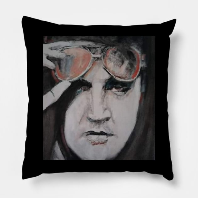 Elvis Pillow by Mike Nesloney Art