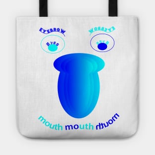 the big blue nose Tote