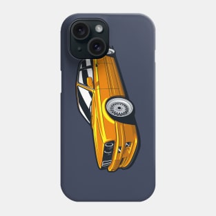 Orange E30 Classic Coupe Phone Case