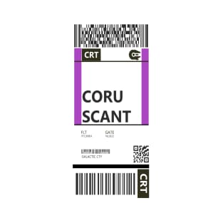 Coruscant Boarding Pass T-Shirt