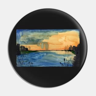 Sky and Water Pin