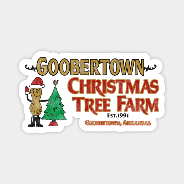 Goobertown Christmas Tree Farm Magnet by rt-shirts